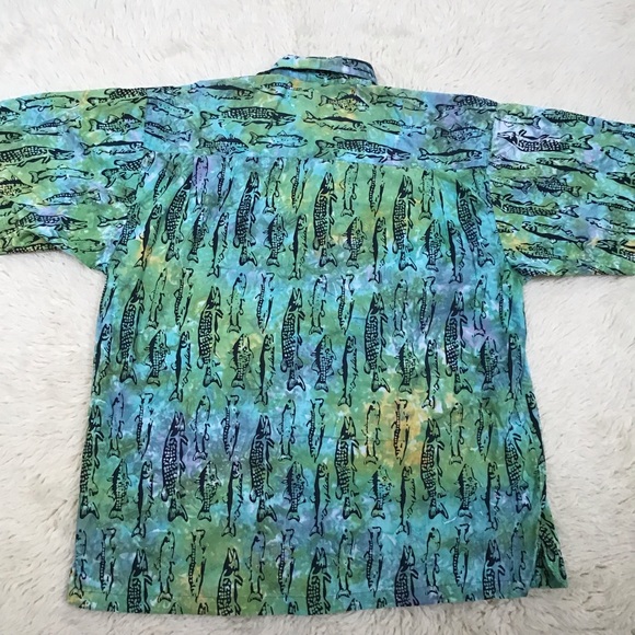 Authentic Article Tropical Fish Casual Shirt - Picture 2 of 8